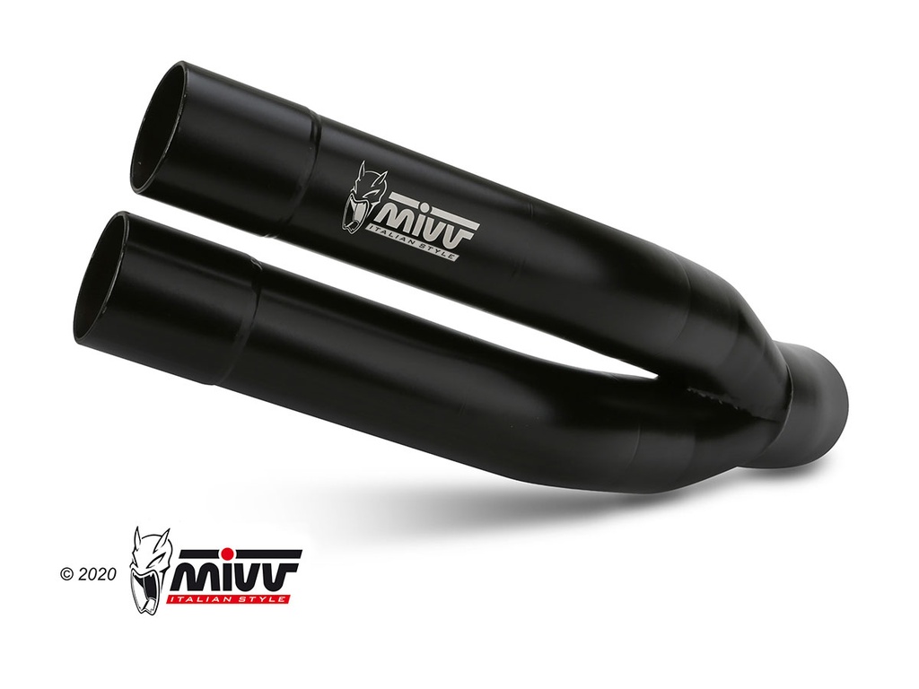 Mivv Slip-On Double Gun black Suzuki GSX-R 600 2008-10 / GSX-R 750 2008-10