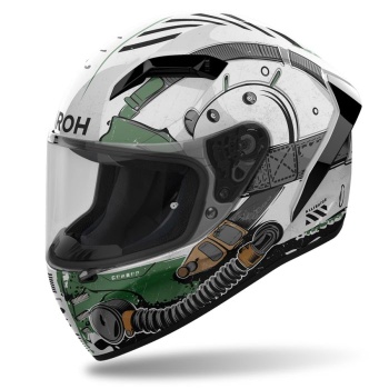 [PAI48A13COVAL1C] CASCO INTEGRAL AIROH CONNOR ALLIGATOR (XS)