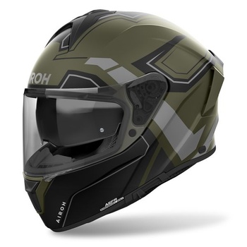 [PAI51A13SPADM1C] CASCO INTEGRAL AIROH SPARK 2 DART (Verde militar (Mate), XS)