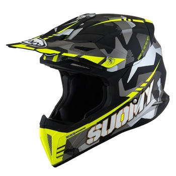 [KSXW0006] SUOMY OFF ROAD HELMET X-WING CAMOUFLAGER (Yellow (matte), XS)