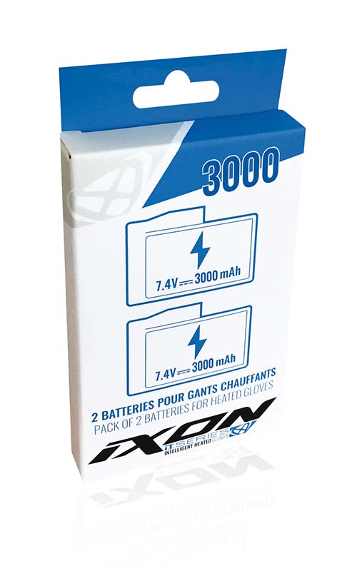 IT BATT 3000 MA BATTERIES FOR IXON IT HEATED GLOVES