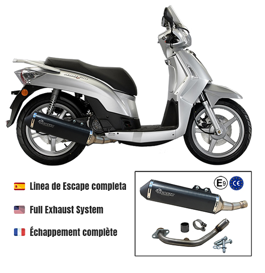 Exhaust Racing for People S 125/150 (disk brake)