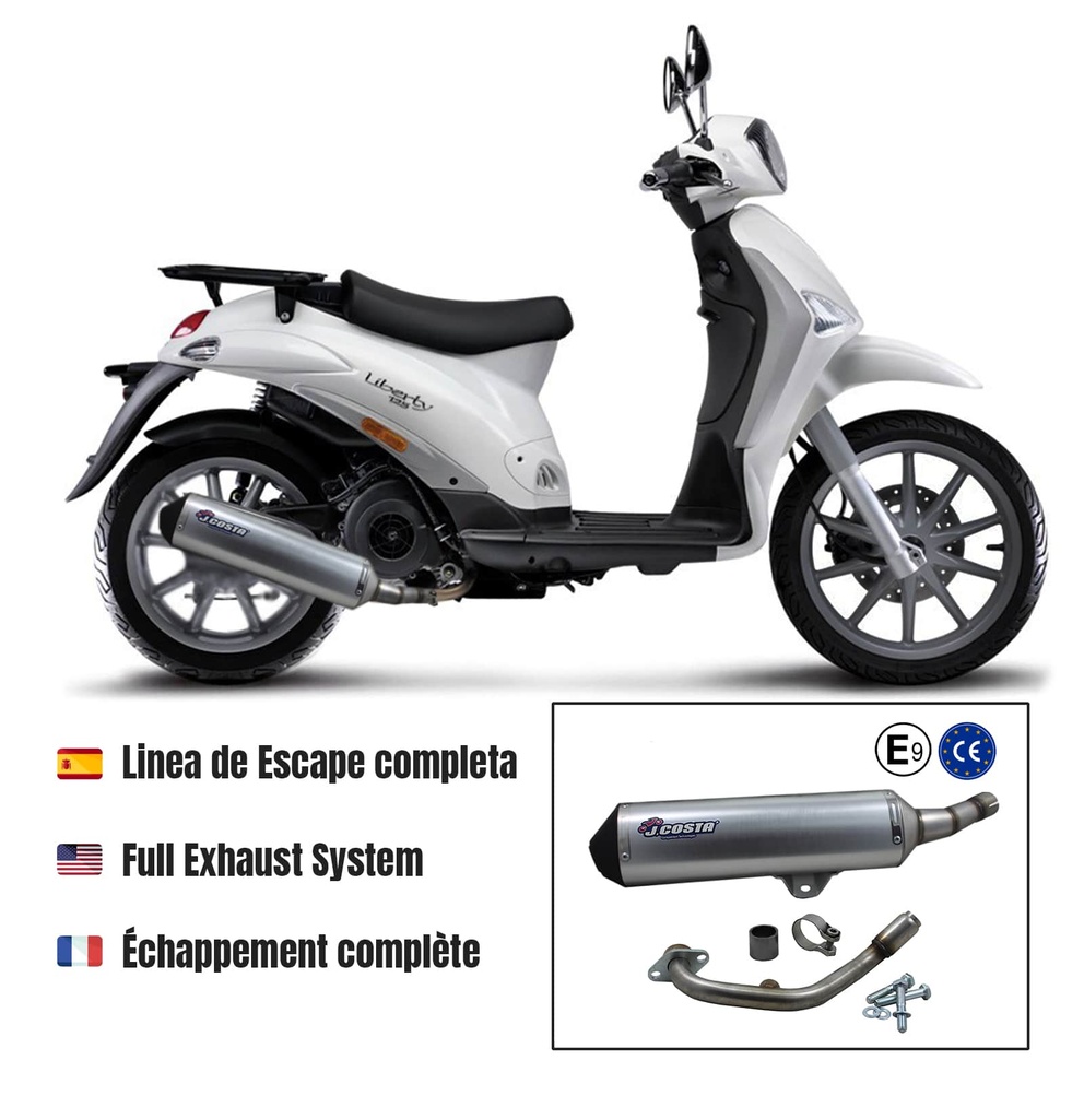 Exhaust Urban for Piaggio Liberty 125 - 200