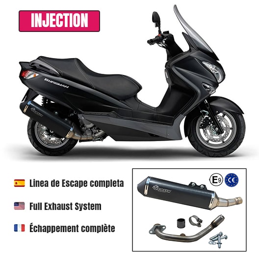 Escape Racing para: Suzuki Burgman 125i/150i (2007-13)