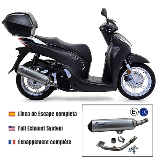 Exhaust Urban for Honda SH 125i eSP Engine