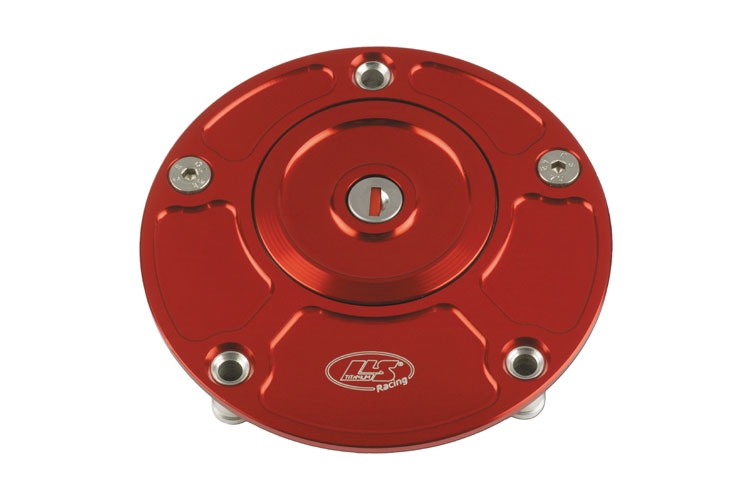 Fuel cap LLS Yamaha universal locking origin Red