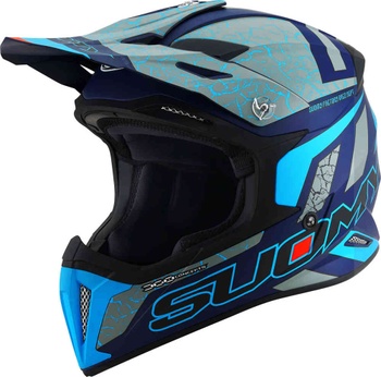 [KSXW0014.2] CASCO OFF ROAD  SUOMY X-WING REEL (Azul (Mate) Fluor, XS)