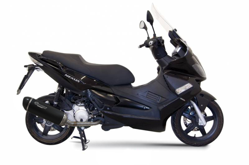 Exhaust Sport Carbon approved for Gilera Nexus 125 &amp; Runner 125/200