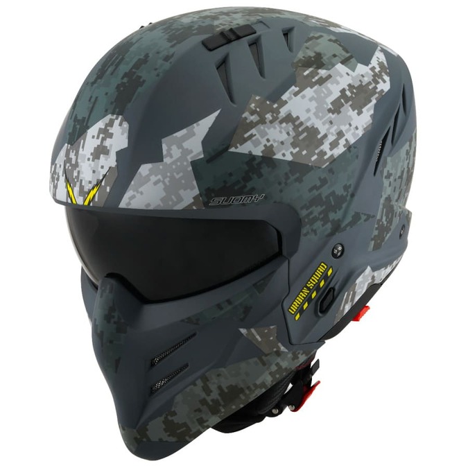 [K6AM0] SUOMY ARMOR URBAN SQUAD CAMOUFLAGE JET HELMET