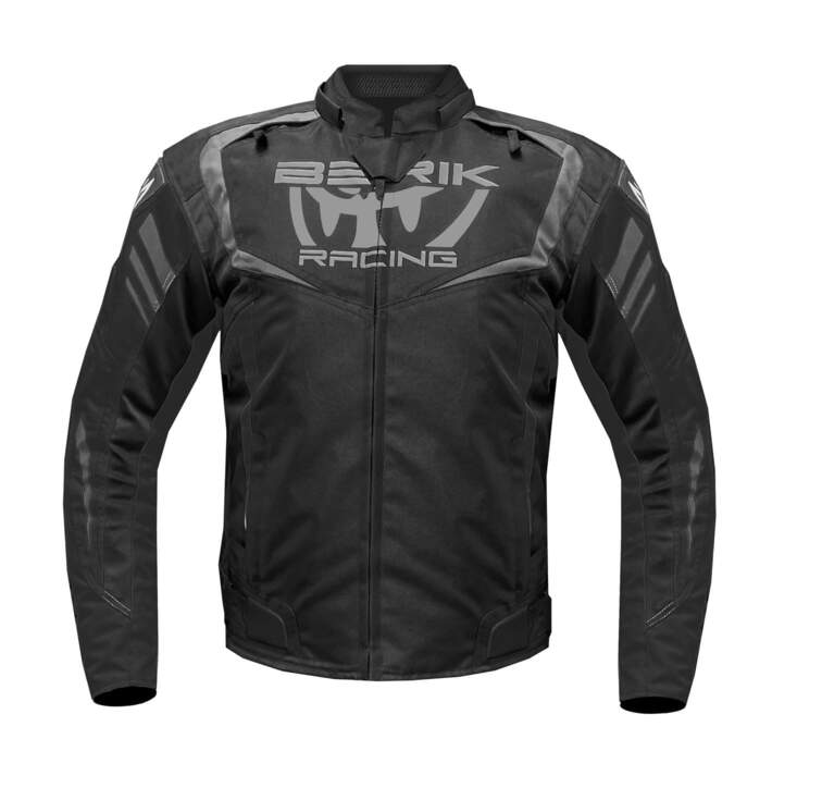 [NJ-183330fr-BK] Berik Urban Microdry waterproof textile jacket (hood)