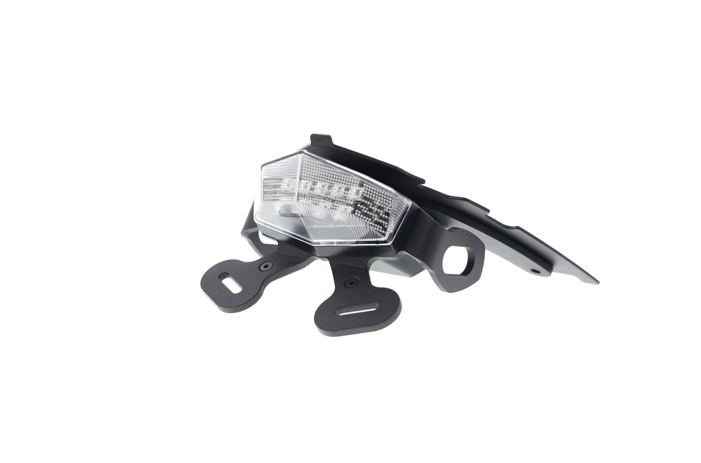 [PRN007276-003011-02] Kit de Soporte de Matrícula Corto Suzuki Gladius 650 2009 - 2016 (Luz Trasera Clara)