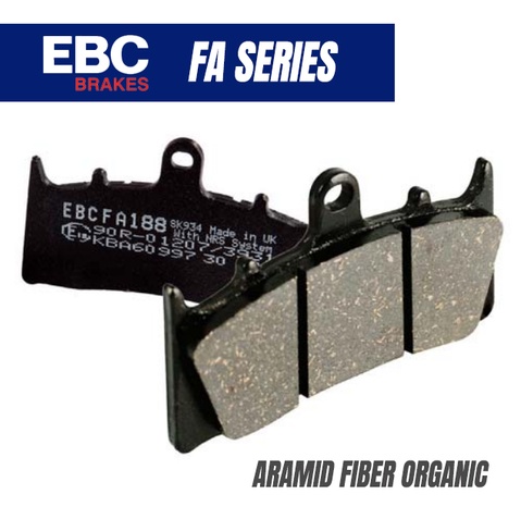 [FA124/2] Pastillas de freno EBC delanteras orgánicas FA124/2