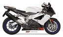 Mivv 2 Slip-On Suono black con tapa carbono Aprilia RSV 1000 2004-08 / Tuono Fighter 1000 2006-10