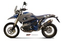 Mivv Slip-On Oval carbono BMW HP2 Enduro 2005-09