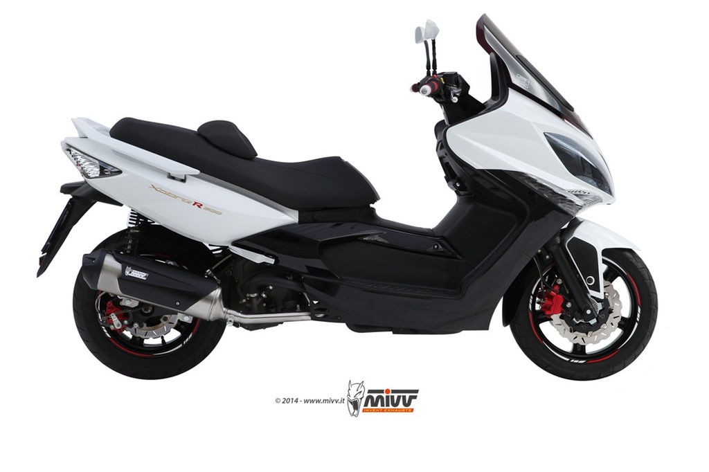 [C.KY.0014.B] Mivv Full system 1x1 Urban St. Steel Kymco Xciting 500 2005-14