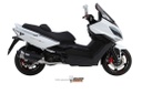 Mivv Full system 1x1 Urban St. Steel Kymco Xciting 500 2005-14