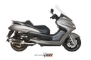 Mivv Full system 1x1 Urban St. Steel Yamaha Majesty 400 2007-14