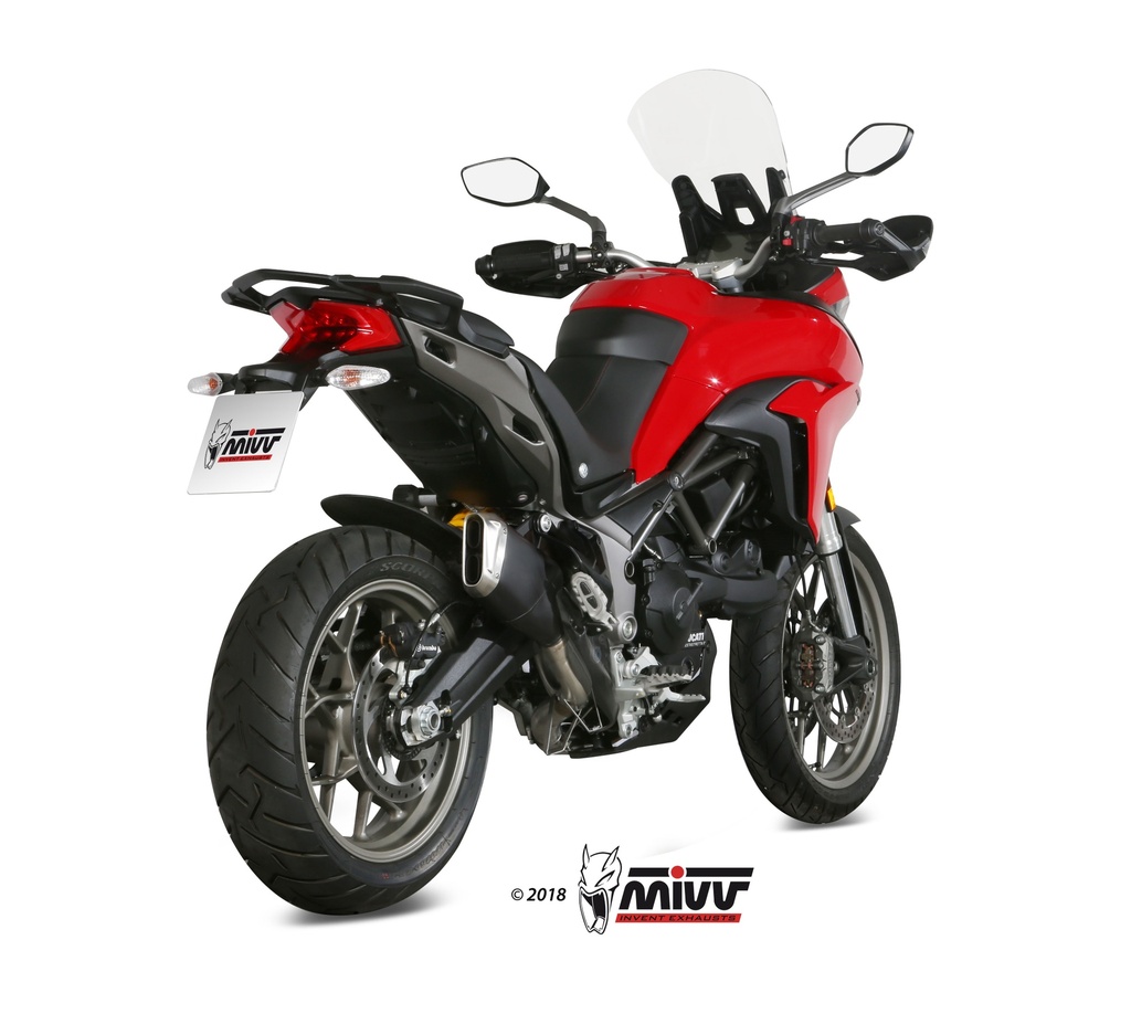 [D.037.C2] Mivv Tubo no kat (compatible con Silencioso Mivv y Original) Ducati Multistrada 950 / S 2017-21