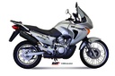 Mivv Slip-On Suono black con tapa carbono Honda XLV 650 Transalp  2005-07