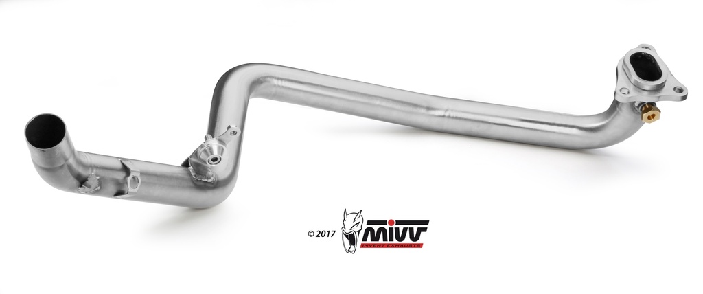 [H.066.C1] Mivv Tubo no kat (compatible con silenciadores Mivv y Originales) Honda X-ADV 750 2017-24