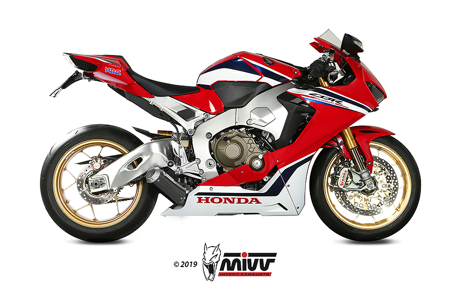 [H.071.SM3C] Mivv Slip-On Mk3 carbono Honda CBR 1000 RR 2017-19