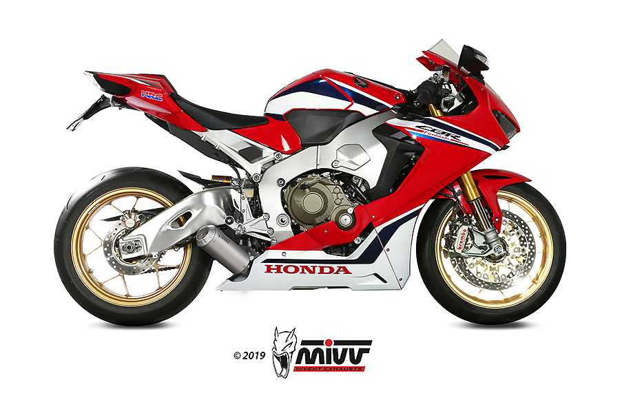 [H.071.SM3X] Mivv Slip-On Mk3 St. Steel Honda CBR 1000 RR 2017-19