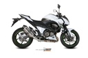 Mivv Slip-On Speed edge St. Steel con tapa carbono Kawasaki Z800 2013-16