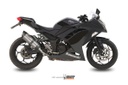 Mivv Slip-On Suono St. Steel con tapa carbono Kawasaki Ninja 300 2013-16 / Z300 2015-16