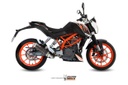 Mivv Full system 1x1 GP carbon KTM 390 Duke 2013-16