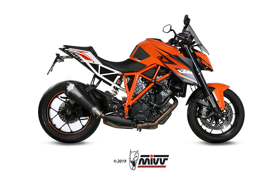 [KT.014.LDRB] Mivv Slip-On Delta Race black KTM 1290 Superduke 2014-19