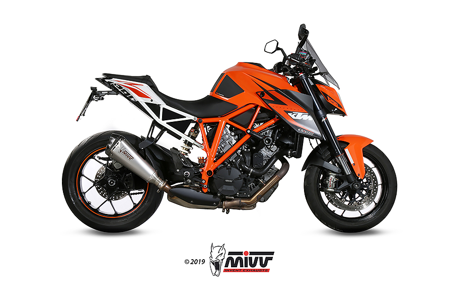 [KT.014.LDRX] Mivv Slip-On Delta Race St. Steel KTM 1290 Superduke 2014-19