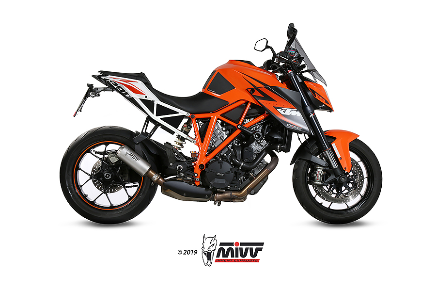 [KT.014.LM3X] Mivv Slip-On Mk3 St. Steel KTM 1290 Superduke 2014-19