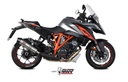 Mivv Slip-On Oval titan con tapa carbono KTM 1290 Superduke GT 2016-24