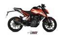 Mivv Slip-On Suono black con tapa carbono KTM 125/390 Duke / RC 125/390 2017-20