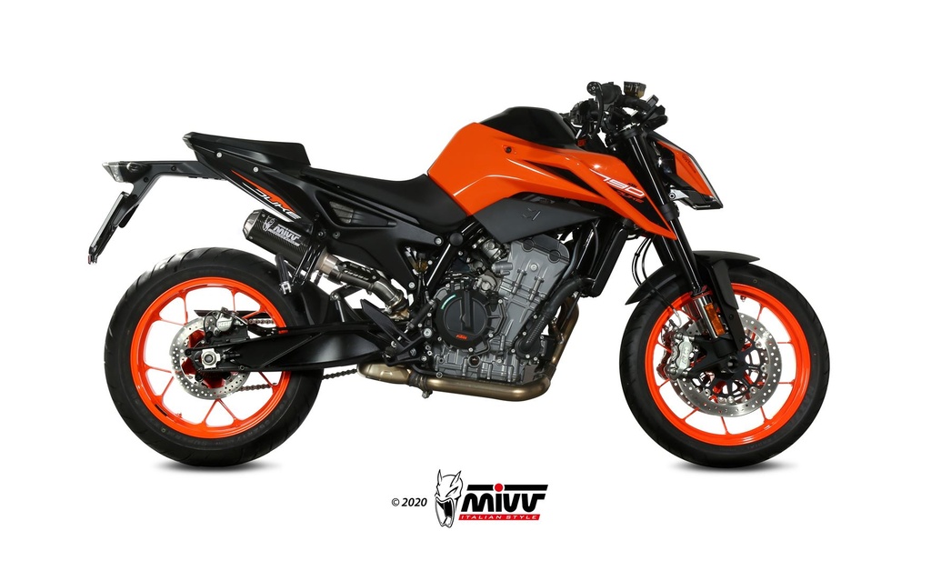 [KT.020.SM3B] Mivv Slip-On Mk3 black KTM 790 Duke 2018-20 / 890 Duke 2020-23