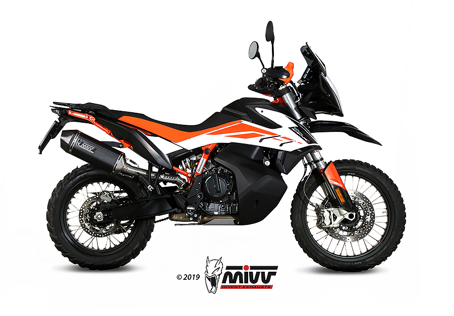 [KT.021.LRB] Mivv Slip-On Speed edge black KTM 790 Adventure/R 19-20 / 890 Adventure/R 20-23