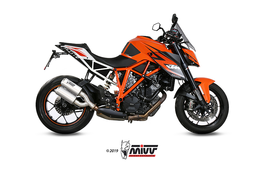 [KT.022.LM3X] Mivv 2 Slip-On Mk3 St. Steel KTM 1290 Superduke 2014-19