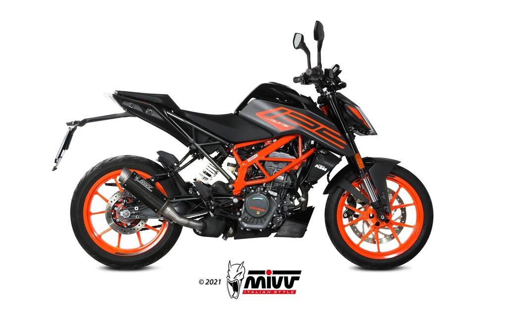 [KT.025.L2P] Mivv Slip-On GP Pro carbono KTM 125 Duke 2021-23