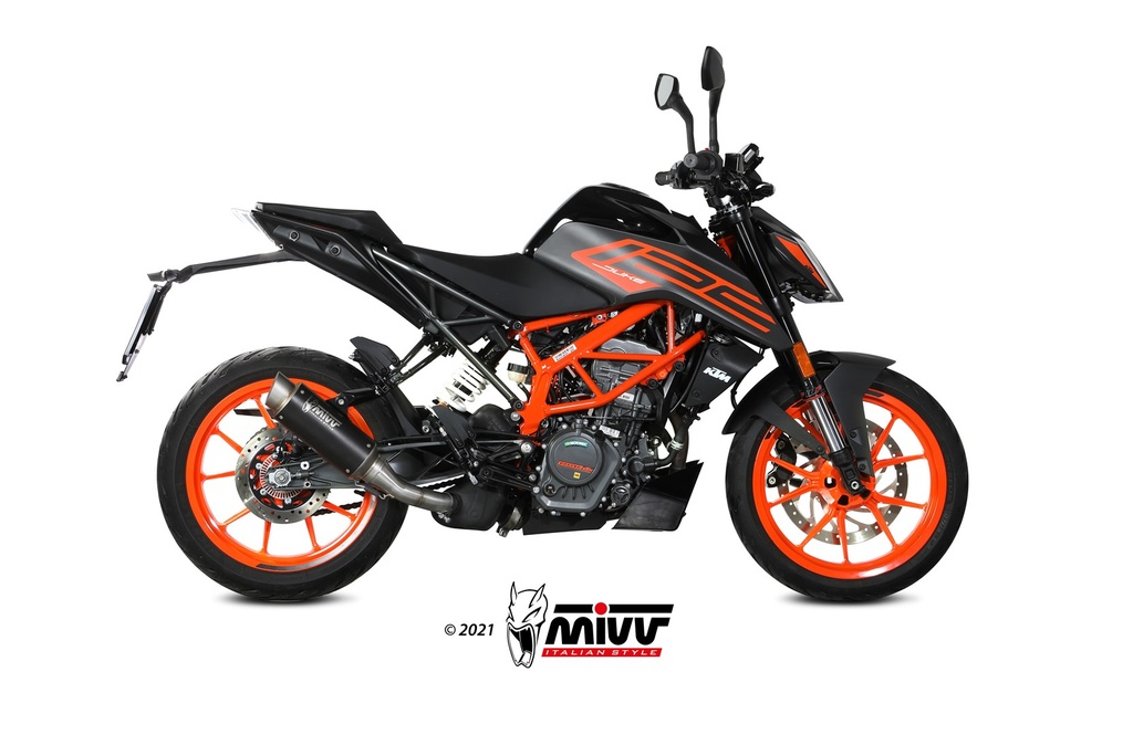 [KT.025.LXBP] Mivv Slip-On GP Pro black KTM 125 Duke 2021-23