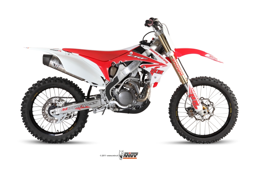 [M.HO.031.SXC.F] Mivv Full system 1x1 Oval St. Steel Honda CRF 250 2011-12