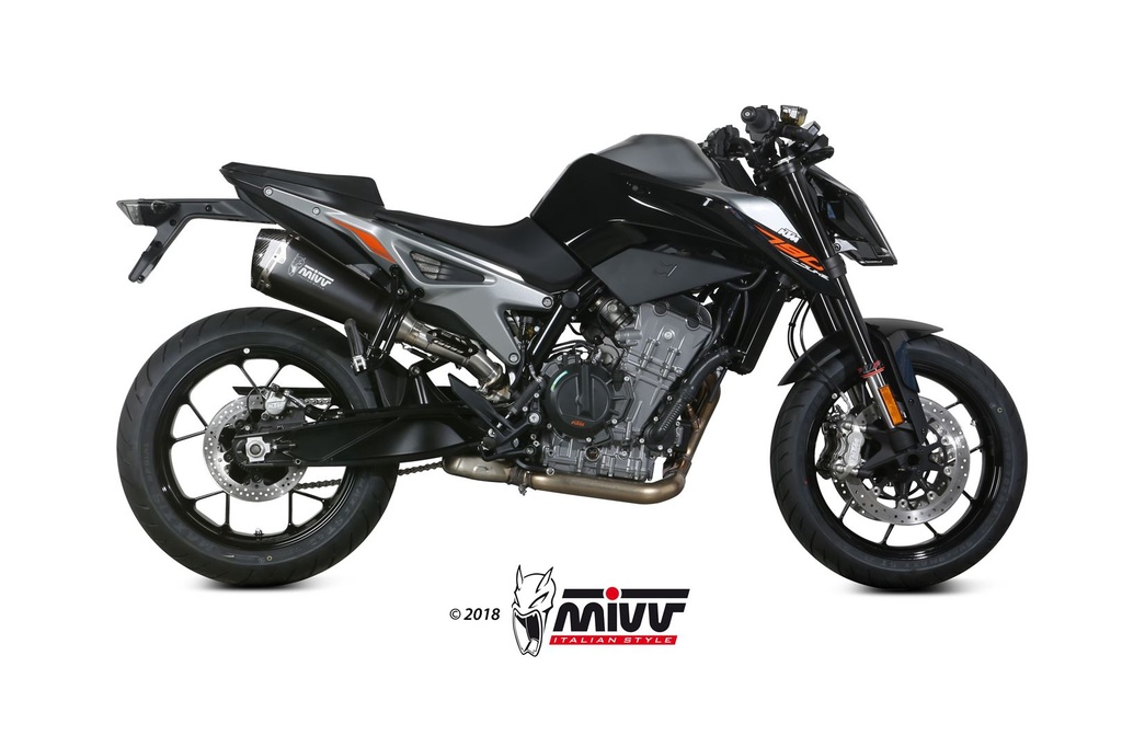 [M.KT.020.SXC.F] Mivv Full system 1x1 Oval St. Steel KTM SX-F 450 2009-10