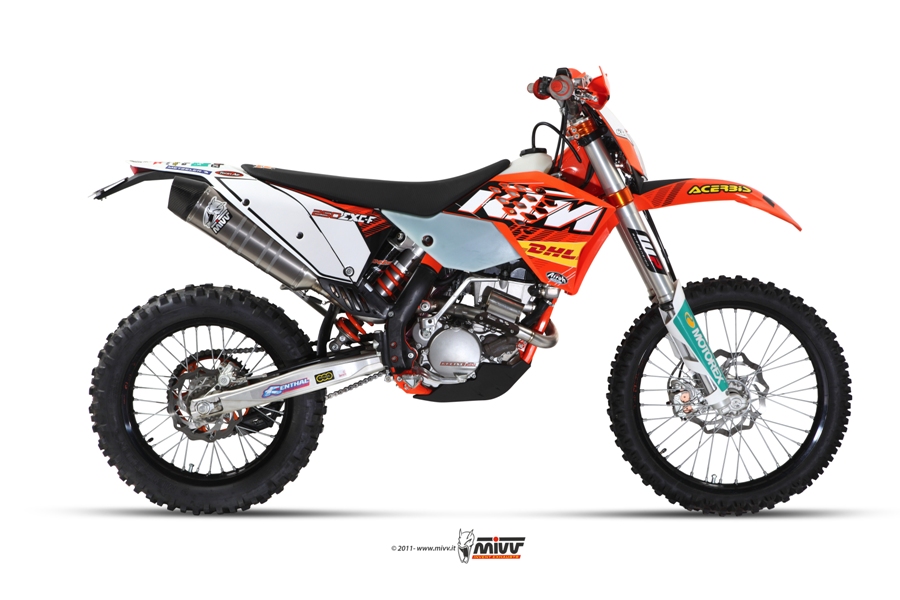 [M.KT.026.LXC.F] Mivv Full system 1x1 Oval St. Steel KTM EXC 250 F 2011