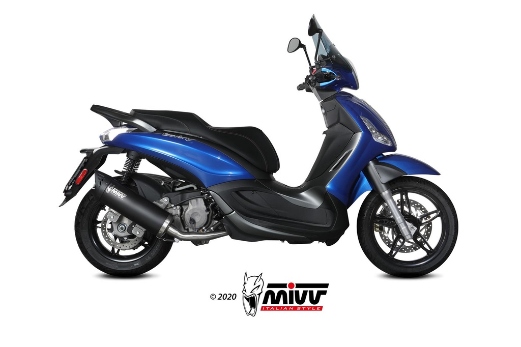 [MV.PG.0003.LV] Mivv Full system 1x1 Mover black Piaggio Beverly 350 2017-20