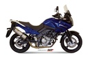 Mivv Full system 2x1 Suono St. Steel con tapa carbono Suzuki DL V-Strom 650 2004-06