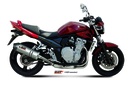 Mivv Slip-On Oval titan con tapa carbono Suzuki GSF 650 Bandit 2007-15 / GSX 650 F 2008-15