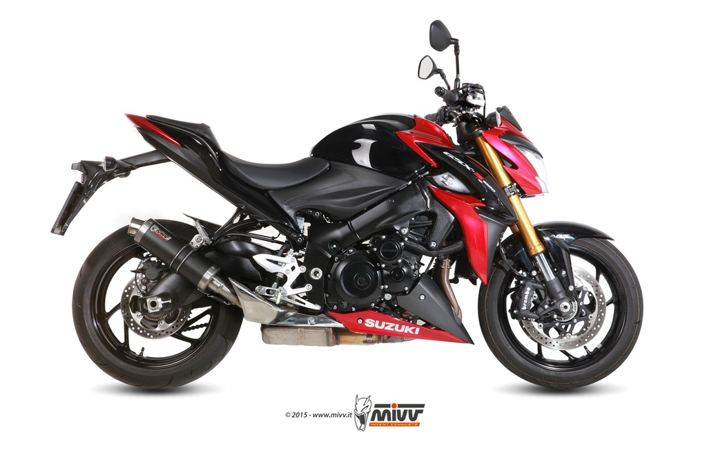 [S.044.L2S] Mivv Slip-On GP carbon Suzuki GSX-S 1000 / 1000 F 2015-22