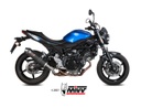 Mivv Slip-On Oval carbono con tapa carbono Suzuki SV 650 / X 2016-24