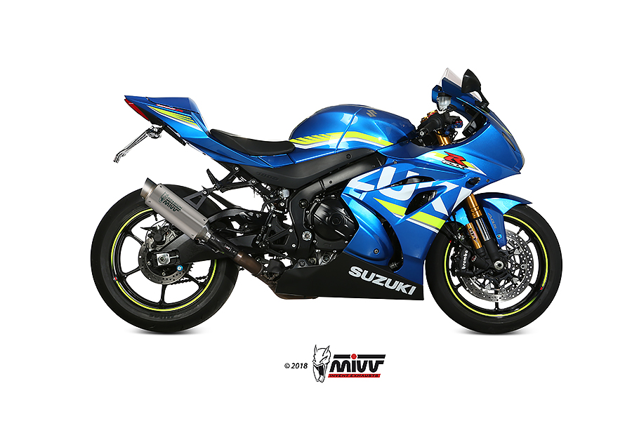 [S.050.L6P] Mivv Slip-On GP Pro titan Suzuki GSX-R 1000 2017-20