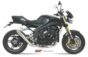 Mivv Slip-On X-Cone St. Steel Triumph Speed Triple 2005-06