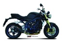 Mivv Slip-On Suono black con tapa carbono Triumph Speed Triple 2007-10